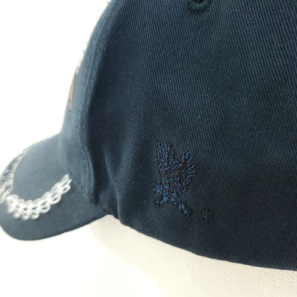 U.S. Air Force We Own the Skies Military Eagle Crest Embroidered Strapback Hat - Picture 5 of 9